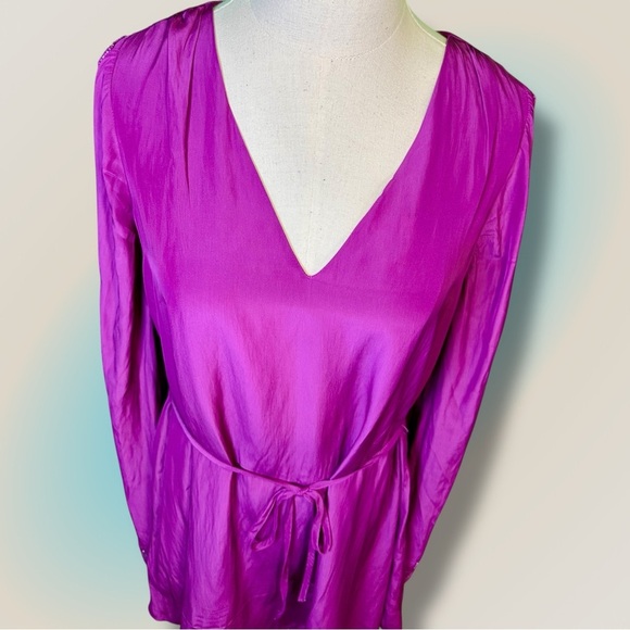 NWT Ramy Brook ‘Molly’ Openwork Mini Dress in “Hibiscus” Purple Size Small - Picture 6 of 16